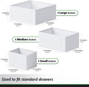 High Quality Clothes Underwear <b>Storage</b> General Nursery Organization Dresser Drawer Organizers - Product Image 3