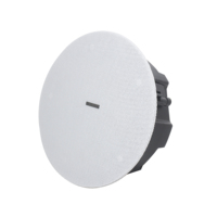 Haut-parleur de plafond ultra mince de 85mm avec double tweeter et radiateur de basse pour haut-parleur de musique de fond de restaurant moderne