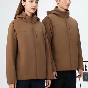 Bán Buôn Người Đàn Ông Mùa Đông Lông Cừu Không Thấm Nước Ngoài Trời Đi Xe Đạp Áo Gió Trọng Lượng Nhẹ Tuyết Đi Bộ Đường Dài Áo Khoác - Product Image 3