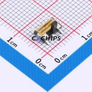 MSS22C02-H3.0 125 Slide Switch SMD Switch Double Pole Double Throw Rectangle Pin Header SMD Tab Vertical Mount - Product Image 1