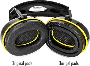 Không dây Miếng đệm tai đệm ly thay thế cho Earpads gel làm mát cho <span class=keywords><strong>3M</strong></span> <span class=keywords><strong>worktunes</strong></span> kết nối bảo vệ thính giác - Product Image 5