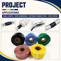 Cinta de Silicona Autoadhesiva Anti-Rastreo de 10-40KV para Barra Colectora de Alta Tensión en Exteriores, Lista para Envío, Disponible en Stock