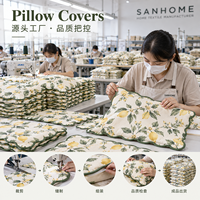 Housse de coussin à volants floraux avec fermeture éclair invisible pour oreiller décoratif de luxe, 100 % coton, cousu à la main