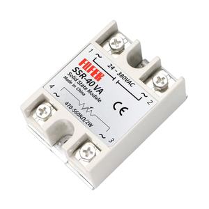 อุปกรณ์อิเล็กทรอนิกส์อัจฉริยะ <span class=keywords><strong>SSR</strong></span> <span class=keywords><strong>SSR</strong></span>-10VA10A 25VA 40VA60VA 80VA 100VA โซลิดสเตตรีเลย์ควบคุมแรงดันไฟฟ้า - Product Image 1