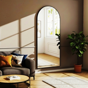 <b>Lockable</b> Modern White Glass Framed Wall-Mounted Mirror Jewelry Armoire 5 LEDs 6 <b>Drawers</b> Water Resistant Eco-Friendly Hotels 3mm - Product Image 4