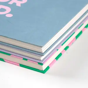 Cuaderno de Tapa Dura con Logotipo Personalizado A5, Diseño de Tapa de Tela, Páginas Rayadas, Caja de Regalo, Estilo Impreso para Tomar Notas Personalizadas - Product Image 4