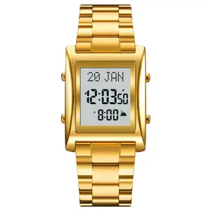 2024 Kỹ Thuật Số Không Thấm Nước Reloj Smartwatch Hồi Giáo Azan Hồi Giáo Cầu Nguyện Đồng Hồ Al Fajar Quran Thông Minh Đồng Hồ