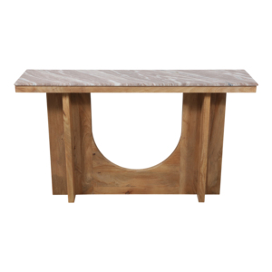 Consolle Decorativa Moderna con Struttura in Legno, Arredamento Contemporaneo per Ingresso e Soggiorno - Product Image 4