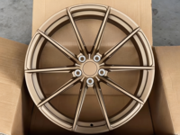 Juego de Ruedas de 10 Radios en Cromo Negro, 5x112, 20 Pulgadas, para Audi A8 S8, Mercedes Clase S, BMW Serie 7, Estilo Ejecutivo, Ligeras