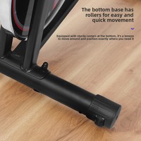 Bicicleta estática vertical con resistencia electromagnética silenciosa para ejercicio en casa y entrenamiento de rehabilitación