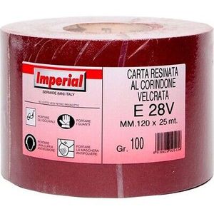 Para papel de lija VELCRO 'E 28V '120 Grano 120x25mm Rollo Producto abrasivo - Product Image 2