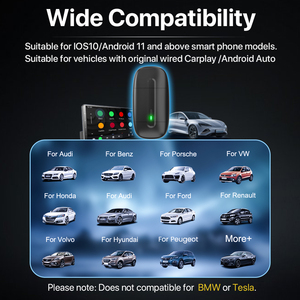 Oem/ODM 2in1 thông minh Dongle USB Type-<span class=keywords><strong>C</strong></span> giao diện kép 5GHz wif Mini nhanh chóng kết nối không dây Carplay Android Auto Adapter - Product Image 6
