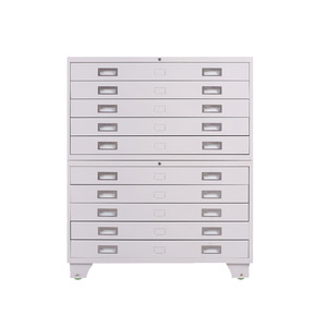 Archivador de 3 pisos con cerradura, cajonera de almacenamiento para oficina, para documentos, mapas y planos - Product Image 5