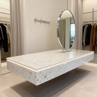 Dalles de terrazzo artificielles, carreaux de sol en terrazzo, résistants à l'usure, décoration intérieure moderne pour appartement