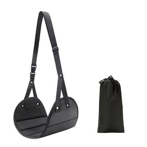 Organisateur de voyage essentiel en nylon, hamac pour les pieds pour bureau, longs trajets en avion, accessoires de siège et de bagages, indispensables pour le confort - Product Image 6