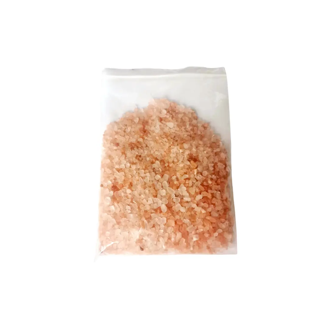Natural High Quality Light Pink Salt in new Wholesale 2-5mm Himalayan pink salt