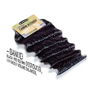 Extensiones de Cabello Negro con Clip, Modelo Daiso1763 de 5 Puntas, Rizadas, para Aumentar el Volumen - Product Image 2