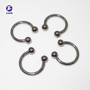 Joyería Corporal de Titanio ASTM F136 G23 Chapado en Oro para Niños, Barra Circular de Moda para Boda, Altamente Pulida, con Rosca Interna - Product Image 2