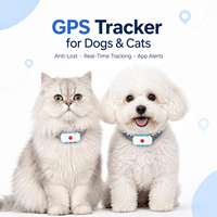 Rastreador GPS 4G Ligero e Impermeable para Mascotas, Collar para Perros con Alarma de Geocerca en Tiempo Real, Monitorización de Salud, Pasos y Rutas Históricas