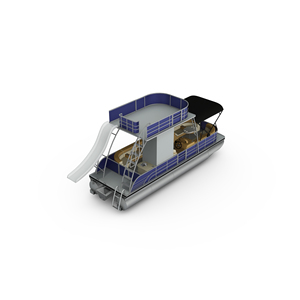 Yate flotante de lujo, Casa, barco, pitón de aluminio de dos pisos, para fiesta familiar - Product Image 4