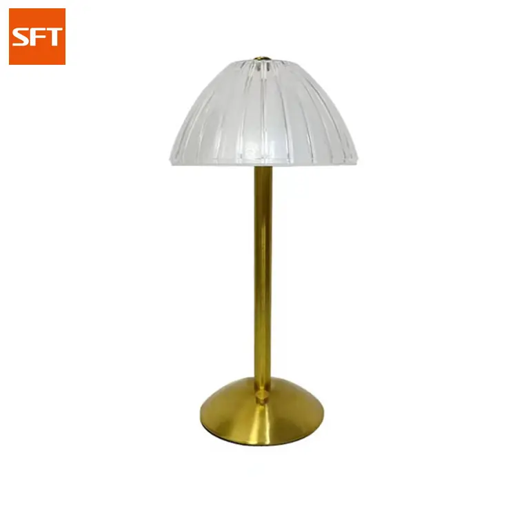 SFT New Design Retro LED Proable Rechargeable Metal Table Lamp business desk lamps