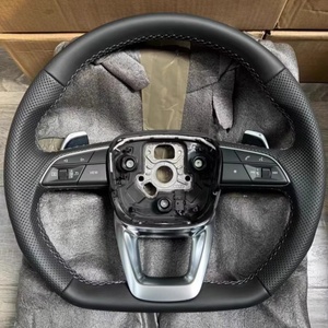Volant de voiture en cuir pour <span class=keywords><strong>Audi</strong></span> R8 B8 B9 A3 8V A4 A5 A6 C6 S3 S4 S5 S6 A7 S7 RS3 RS4 RS5 <span class=keywords><strong>RS6</strong></span> RS7 Q3 Q5 Q7 <span class=keywords><strong>RS6</strong></span> R8 TT SQ5 SQ7 - Product Image 6