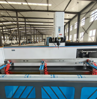 Centro de Mecanizado CNC de 4 Ejes para Perfiles de Aluminio, Máquina Industrial para Perforación y Fresado de Perfiles de Aluminio