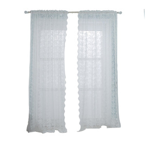 Nouvelle arrivée en gros Européen simple rideau de broderie de conception bas <span class=keywords><strong>prix</strong></span> rideau de fenêtre - Product Image 5