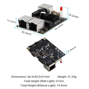 Cổng YN-IES103-3 chuyển đổi công nghiệp pcba-chuyển đổi mạng mini không quản lý để giám sát nguồn & Tủ phân phối điện - Product Image 3