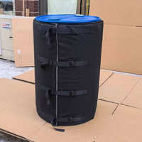 Chauffe-tambour noir de 55 gallons avec contrôle numérique de la température réglable