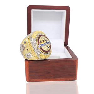 Hot Sale 2018 Washington Capitals Meisterschaft sring Eishockey liga Sport ring Trendy vergoldeter klassischer Legierung schmuck ring - Product Image 6