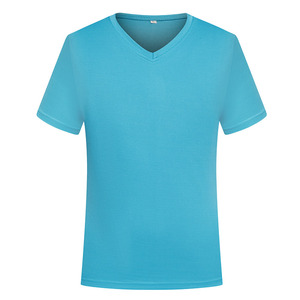 T-shirts à <span class=keywords><strong>col</strong></span> en <span class=keywords><strong>V</strong></span> à séchage rapide pour hommes T-<span class=keywords><strong>shirt</strong></span> blanc blanc avec logo T-<span class=keywords><strong>shirt</strong></span> en polyester <span class=keywords><strong>col</strong></span> en <span class=keywords><strong>V</strong></span> - Product Image 2