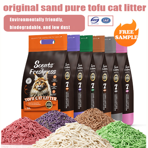Oem Odm Kat Zand Fabriek Prijs Tofu Kattenbakvulling 1.5Mm 2.0Mm Origineel Zand Pure Tofu Kattenbakvulling Stofvrij Spoelbaar - Product Image 2