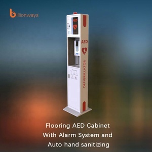 Billionways Tầng Đứng AED Tủ Và Viện Trợ Đầu Tiên Tủ Cho Tự Động Bên Ngoài Máy Khử Rung Tim Sử Dụng - Product Image 4