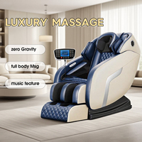 Produits tendance 2025 Nouveautés Fauteuil de massage robotisé de luxe à gravité zéro pour le corps entier en cuir PU AI