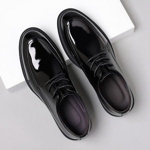 High Quality Comfortable Lightweight Breathable Rubber Lace-up Business Party Wedding Walking <b>Shoes</b> Fashionable Casual Leather - Product Image 4