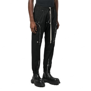 Pantalones Cargo de Algodón Orgánico, Corte Ajustado, Múltiples Bolsillos, Estilo Punk, para Hombre, Venta al Por Mayor, Personalizados de Fábrica - Product Image 3