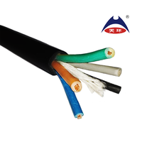Câble en cuivre et caoutchouc CE CPR LVD H07RN-F, simple ou multi-brins, 5G1.5mm2/5G2.5mm2, pour installations et équipements mobiles