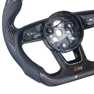 พวงมาลัยอัปเกรดพวงมาลัยคาร์บอนไฟเบอร์สำหรับ <span class=keywords><strong>B9</strong></span>รถ Audi พวงมาลัยสปอร์ตออกแบบได้ตามต้องการ - Product Image 4