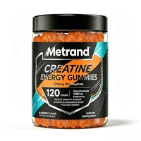 Gummies Énergétiques à la Créatine Metrand, Complément Pré-Entraînement pour le Soutien Musculaire, Gummies à la Créatine en Marque Privée OEM