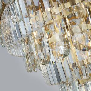 Lámpara de Techo Moderna de Cristal para Sala de Estar o Dormitorio, Lámpara Decorativa Redonda Dorada para Decoración de Bodas y Fiestas - Product Image 3