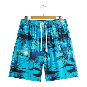 2025 Mùa Hè Châu Âu Mỹ Hợp Thời Trang Thương Hiệu Người Đàn Ông Giản Dị Hawaii Cross-Biên Giới Hot Bán Ngắn Tay Áo Phù Hợp Với Poplin Dệt Kim - Product Image 3