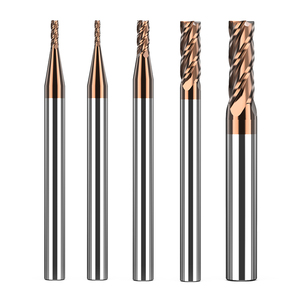 أداة طحن كربيدية بأربع شفرات للفولاذ والفولاذ التنجستن مع طلاء 4715، تصنيع حسب الطلب - Product Image 2