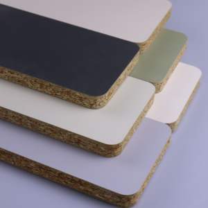 Tablero de partículas de <span class=keywords><strong>chapa</strong></span> impermeable de buena venta, tablero de aglomerado de melamina de 6mm, hoja de madera 4x8 para <span class=keywords><strong>puerta</strong></span> de armario - Product Image 4