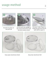Vente en gros de pots en plastique PET de qualité alimentaire de 32 oz avec couvercles à vis faciles à ouvrir, capacité de 1000 ml, bonbons, biscuits, gâteaux, conserves chinoises