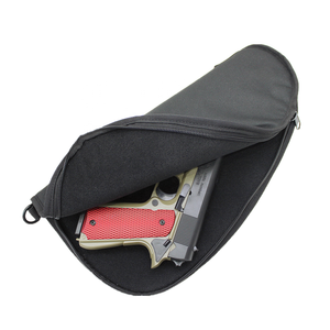 OEM ODM Sac de tir Sac d'arme de poing rembourré souple Sac de pistolet 14 "pour tir à distance - Product Image 5