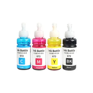 Shadowbane 672 T672 T6721 Màu Cao Cấp Tương Thích Số Lượng Lớn Chai Nước Dựa Trên Refill Eco Ink Cho Epson L220 L1300 Máy In