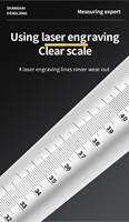Jauge d'épaisseur conique Hengliang 1-6,5 mm 0,1 mm en acier inoxydable de haute précision gravée au laser pour diamètre intérieur et jauge de trou