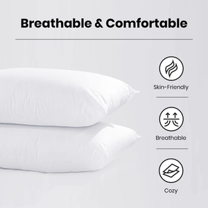 Taie d'oreiller de collection hôtelière King Size, lot de 2 - Grandes taies d'oreiller <span class=keywords><strong>en</strong></span> duvet rafraîchissantes au gel pour le dos et le ventre - Product Image 5