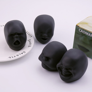 สินค้าขายดีปี 2025 ลูกบอลบีบแก้เครียดรูปหน้าคาโอมารุตลกๆ สำหรับเด็ก - Product Image 3